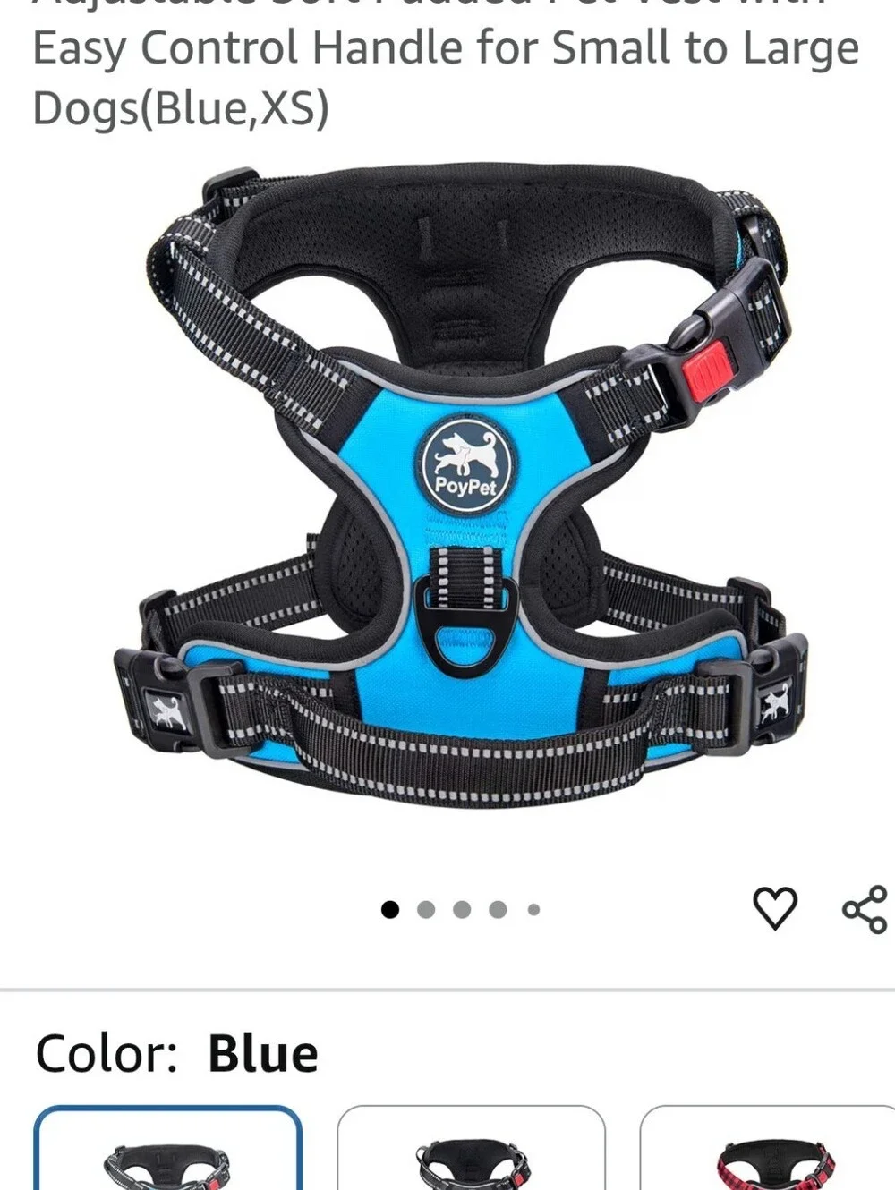 Harness - Blue Comfort Vest